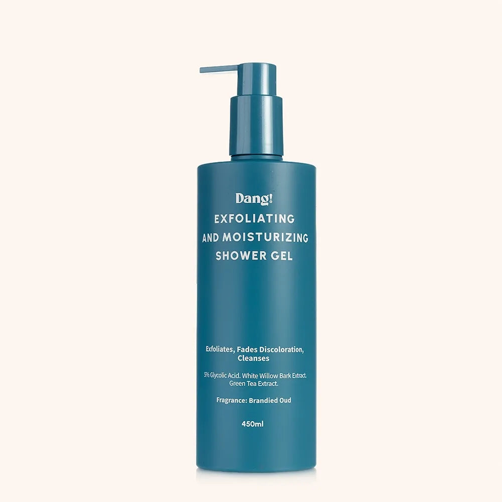 DANG! EXFOLIATING AND MOISTURISING SHOWER GEL - BRANDIED OUD - 450ML