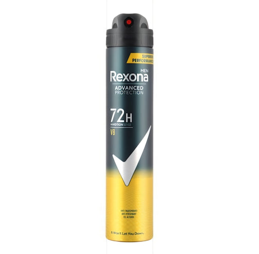 REXONA MEN 72H MOTIONSENSE ADVANCED PROTECTION V8 DEODORANT SPRAY 200ML