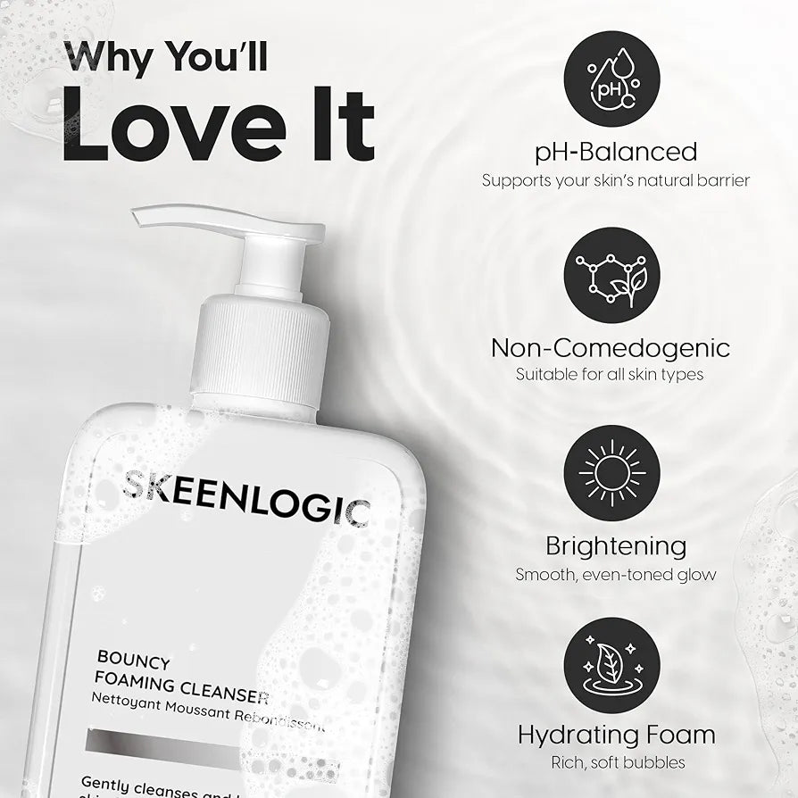 SKEENLOGIC BOUNCY FOAMING CLEANSER - 400ML