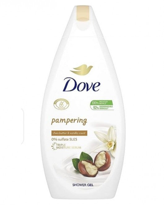 DOVE PAMPERING SHEA BUTTER AND VANILLA SCENT BODY WASH