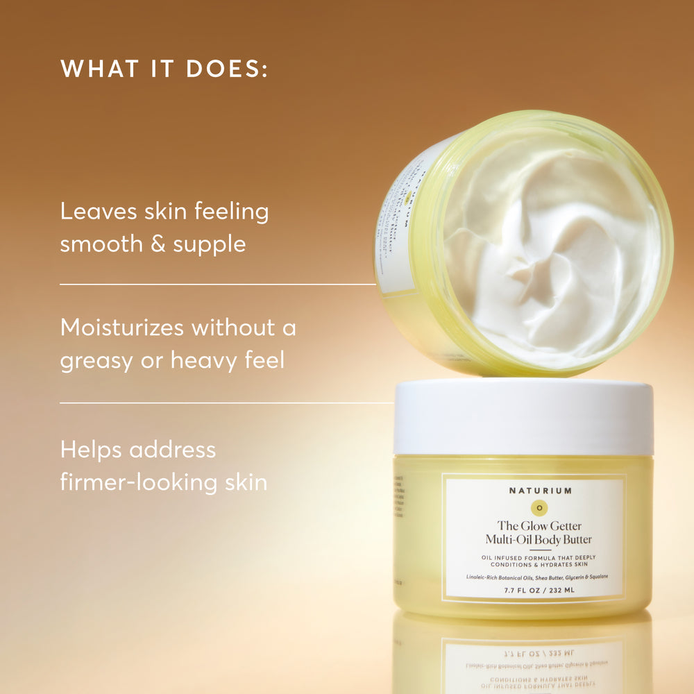 NATURIUM THE GLOW GETTER MULTI-OIL BODY BUTTER - 232ML
