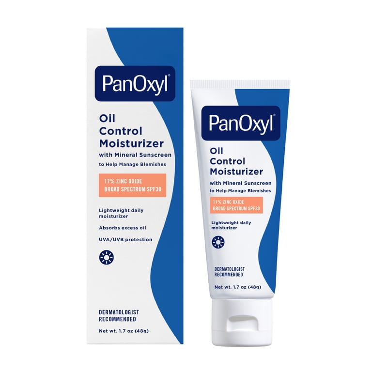 PANOXYL OIL CONTROL MOISTURIZER WITH MINERAL SUNSCREEN (17% ZINC OXIDE BROAD SPECTRUM SPF 30)