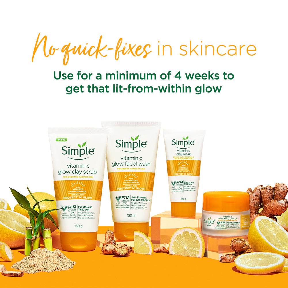 SIMPLE GLOW FACIAL WASH - VITAMIN C- 150ML