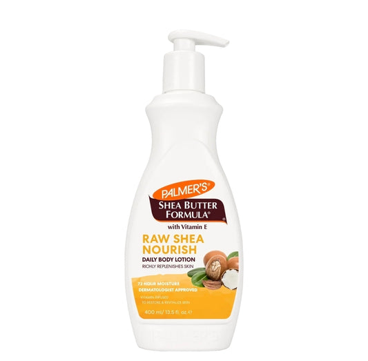 PALMER'S SHEA BUTTER FORMULA RAW SHEA NOURISH DAILY BODY LOTION