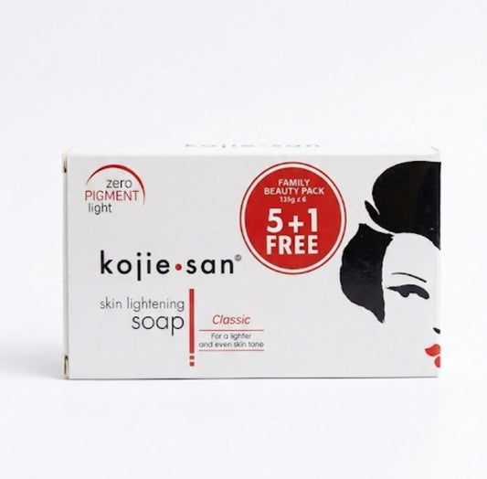 KOJIE SAN SOAP - 6 in 1 (5+1 free) 135g x 6