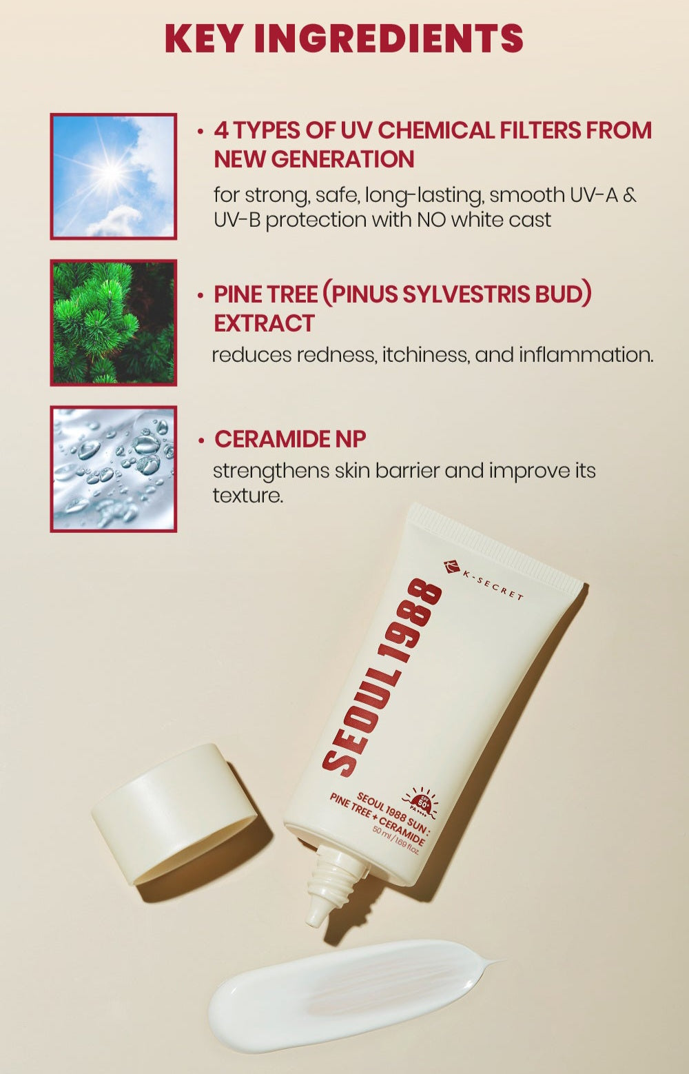 SEOUL 1988 SUN : PINE TREE + CERAMIDE