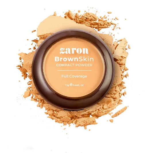 ZARON BROWN SKIN COMPACT POWDER - BISCUIT
