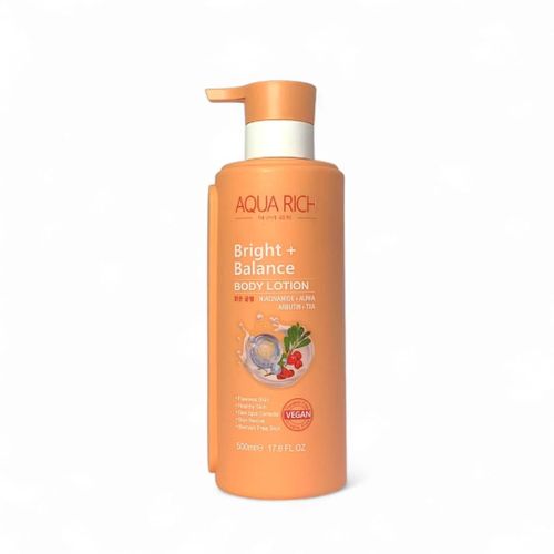 AQUA RICH HYDRATING BRIGHT + BALANCE BODY LOTION - 500ML