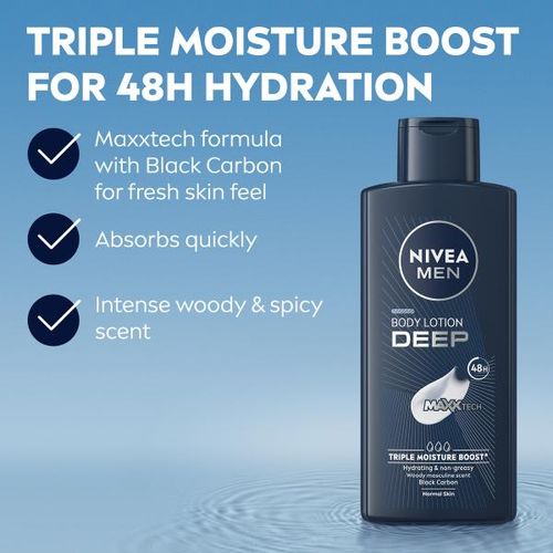 NIVEA MEN DEEP IMPACT BODY LOTION 400ML