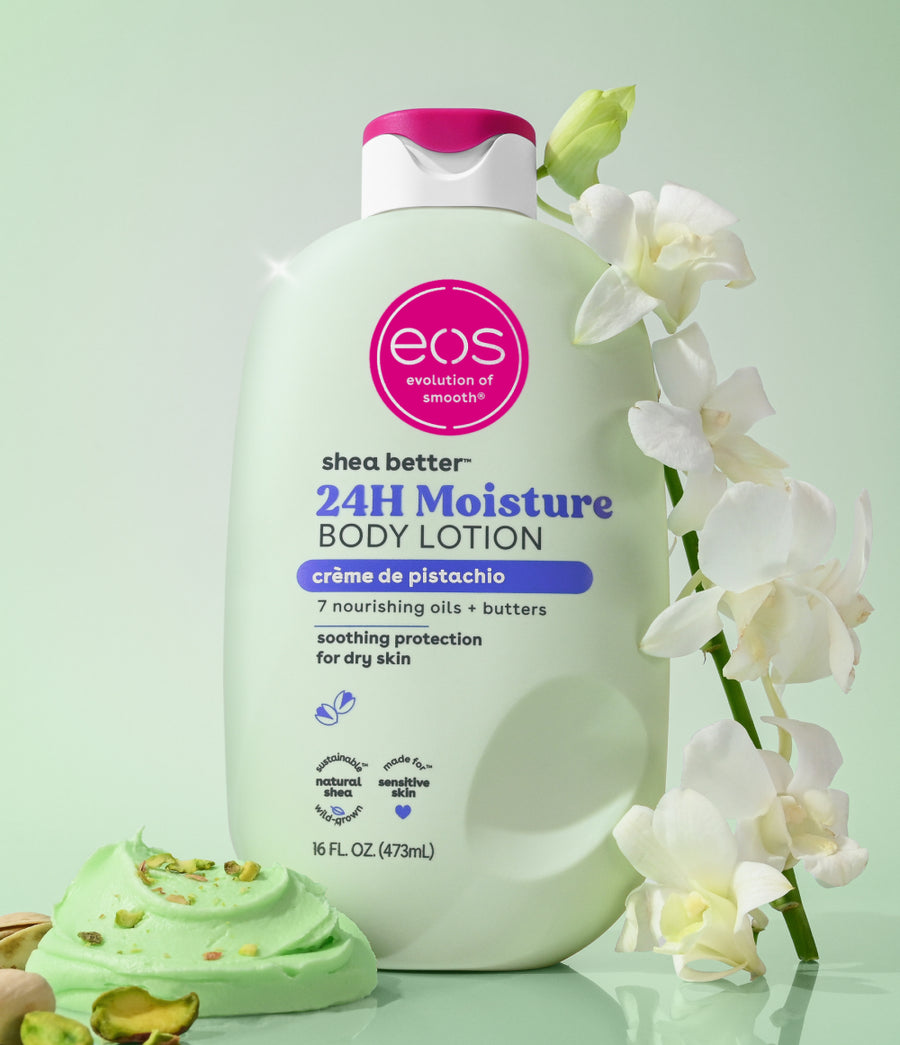 EVOLUTION OF SMOOTH (EOS)- CRÈME DE PISTACHIO 24HRS BODY LOTION - 473ML