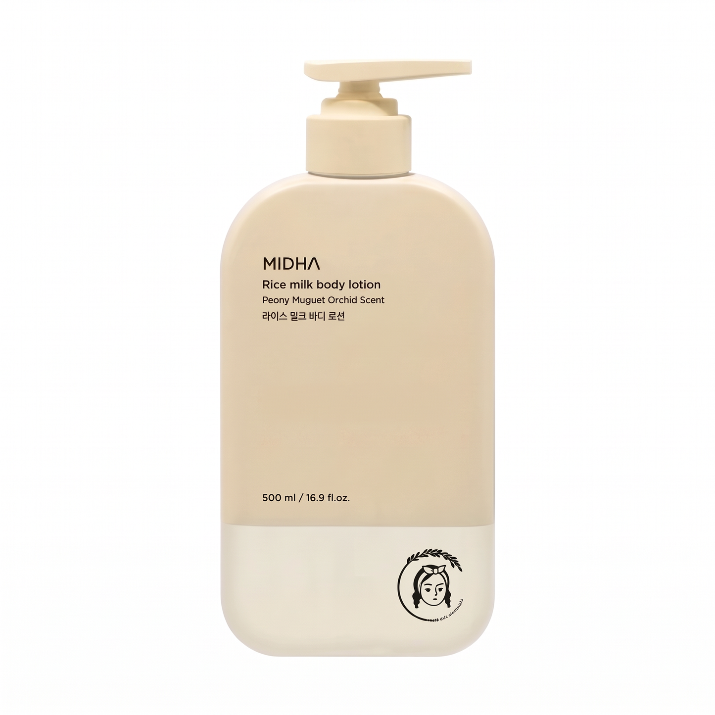 MIDHA RICE MILK BODY LOTION (PEONY MUGUET ORCHID SCENT) – 500ML