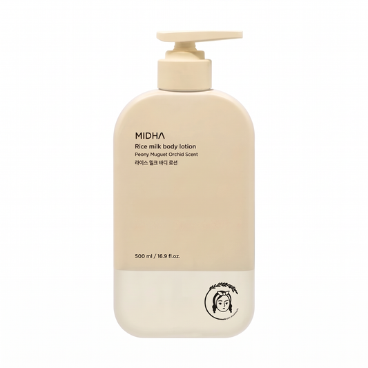 MIDHA RICE MILK BODY LOTION (PEONY MUGUET ORCHID SCENT) – 500ML