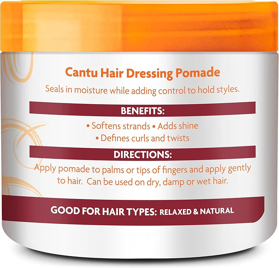 cantu shea butter hair dressing pomade 113g Amazon.com: Cantu Hair Dressing Pomade with Shea Butter, 4 Ounce : Beauty & Personal Care
