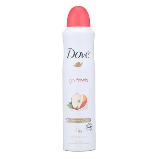 DOVE DEODORANT SPRAY APPLE AND WHITE TEA ANTIPERSPIRANT SPRAY