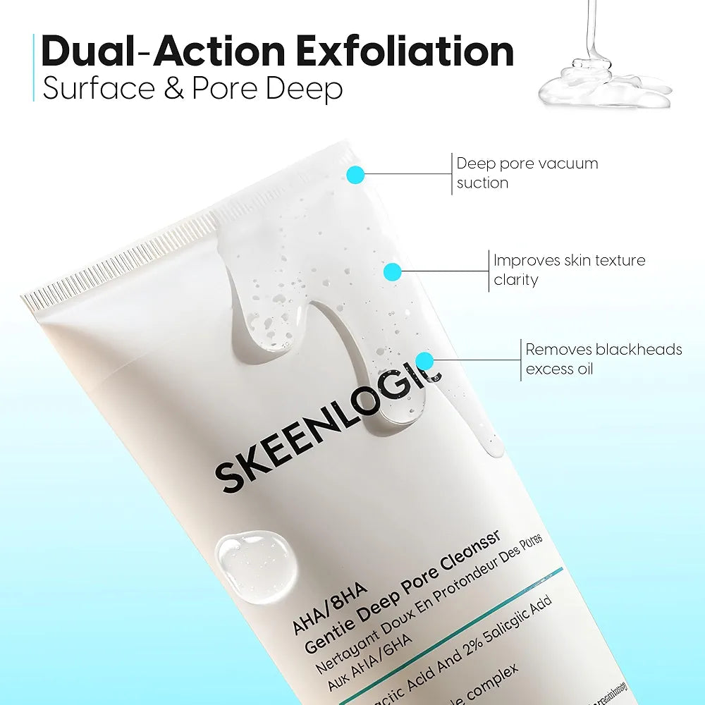 SKEENLOGIC AHA/BHA GENTLE DEEP PORE CLEANSER - 200ML