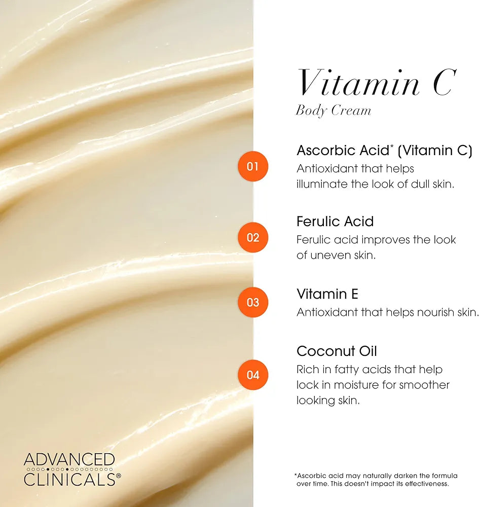 ADVANCED CLINICALS VITAMIN C ADVANCED BRIGHTENING CREAM