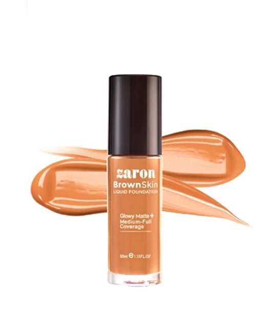 ZARON BROWN SKIN LIQUID FOUNDATION - TOASTED