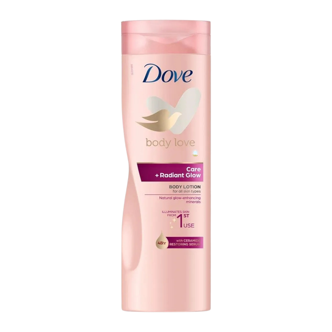 DOVE CARE + RADIANT GLOW BODY LOTION