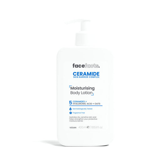 FACE FACTS CERAMIDE MOISTURISING BODY LOTION 400ML