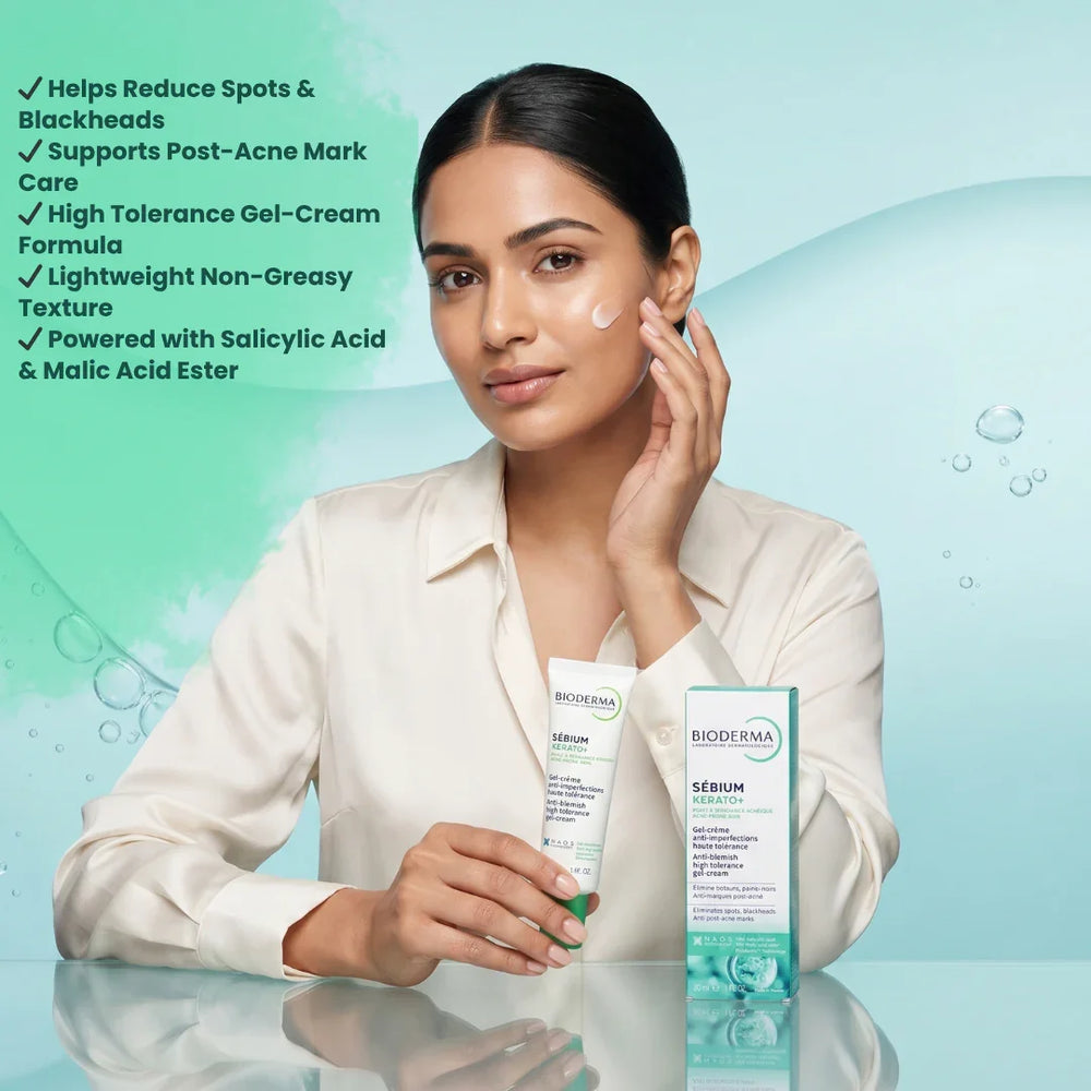 BIODERMA SEBIUM KERATO+ ACNE TREATMENT GEL CREAM