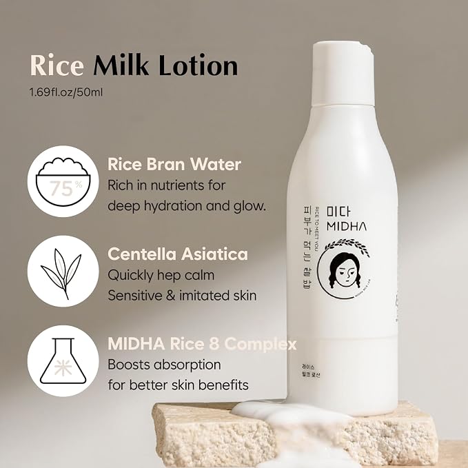 MIDHA RICE TO MEET YOU RICE MILK LOTION - 200ML
