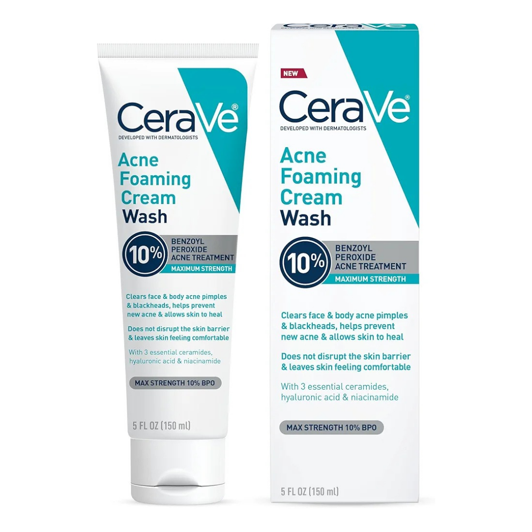 CERAVE ACNE FOAMING CREAM CLEANSER - 150ML
