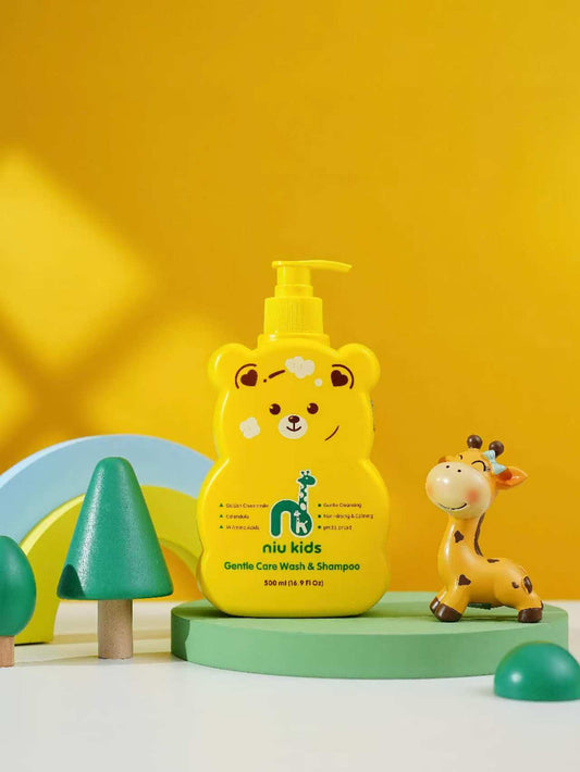 NIU KIDS GENTLE CARE BODY WASH & SHAMPOO TWO IN ONE - 500ML