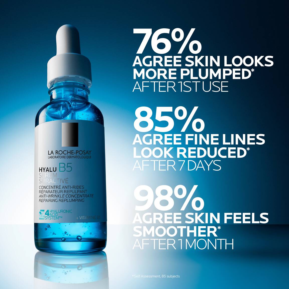 LA ROCHE-POSAY HYALU B5 SURACTIVÉ SERUM (ANTI-WRINKLE CONCENTRATE REPAIRING REPLUMPING)