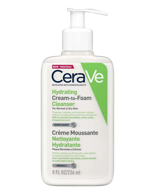 CERAVE HYDRATING CREAM TO FOAM CLEANSER