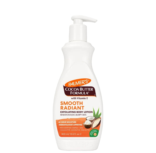 PALMER'S COCOA BUTTER FORMULA SMOOTH RADIANT EXFOLIATING BODY LOTION - 400ML