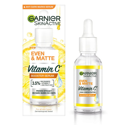 GARNIER EVEN & MATTE EVEN AND MATTE VITAMIN C BOOSTER SERUM - 15ML