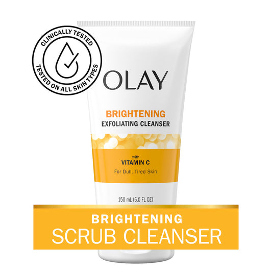OLAY BRIGHTENING EXFOLIATING CLEANSER WITH VITAMIN C