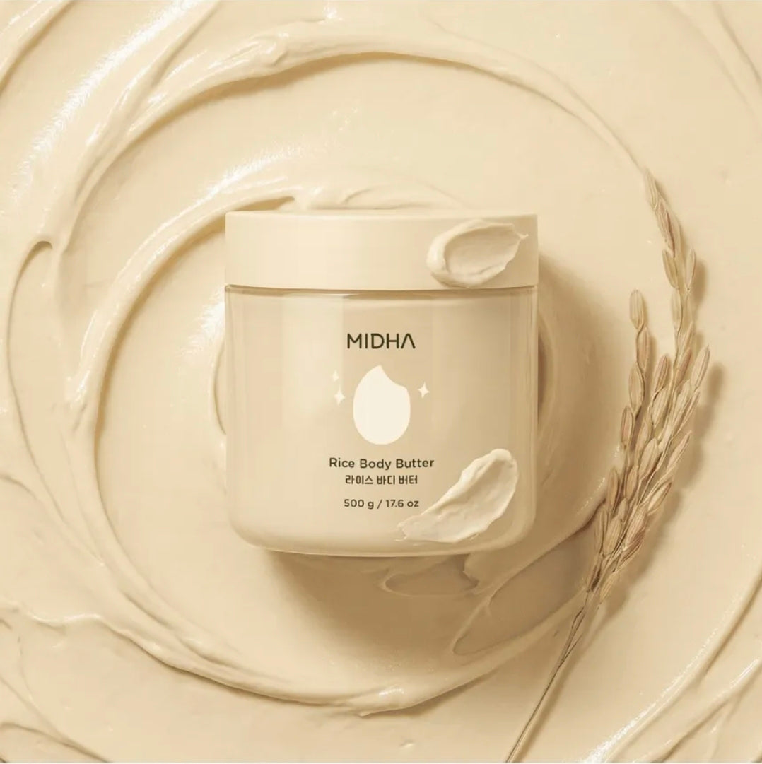 MIDHA RICE TO MEET YOU RICE BODY BUTTER - 500G