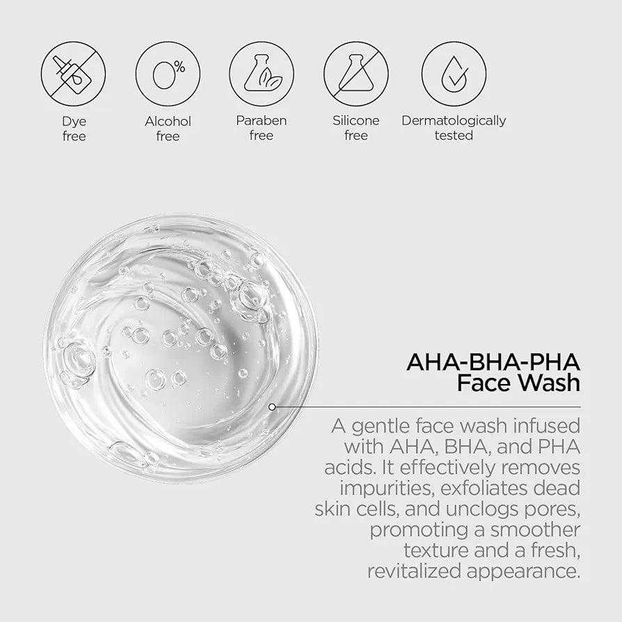 REVOX AHA BHA PHA FACE WASH