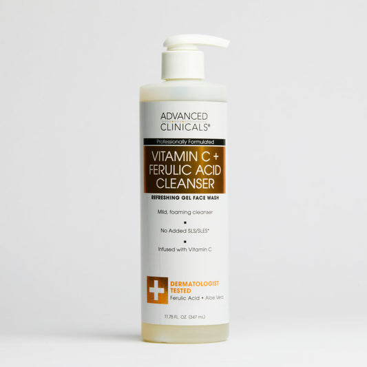 ADVANCED CLINICALS BRIGHTENING VITAMIN C CLEANSER (REFRESHING GEL FACE WASH) - 347ML