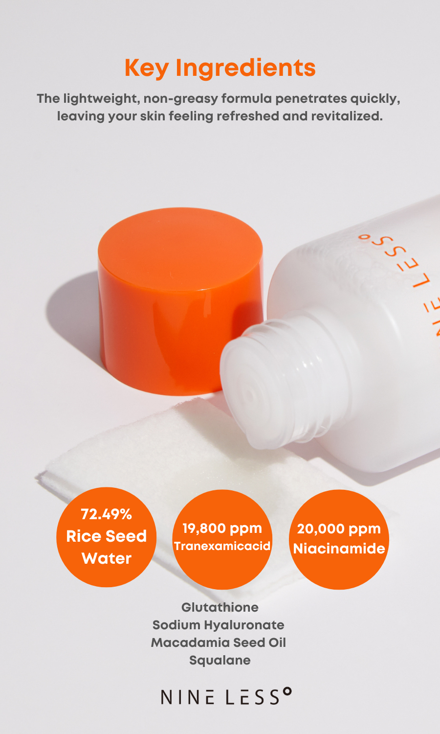 NINELESS MELA-PRO RICE & TRANEXAMIC TONER 200ML
