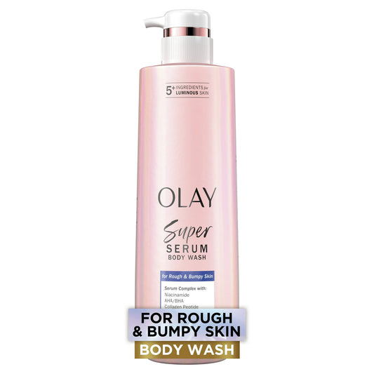 OLAY SUPER SERUM BODY WASH FOR ROUGH & BUMPY SKIN - 547ML