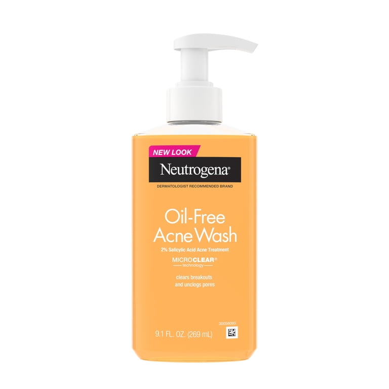 NEUTROGENA OIL-FREE ACNE WASH (2% SALICYLIC ACID ACNE TREATMENT)