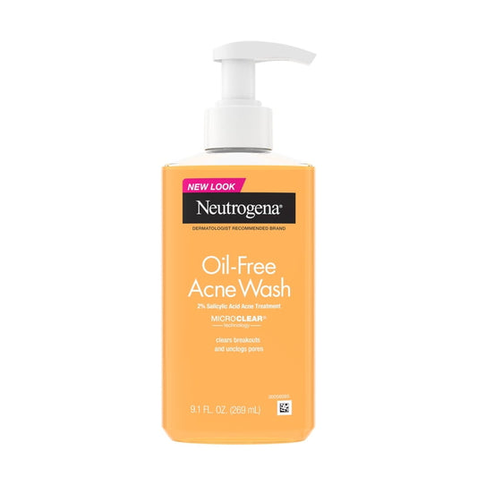 NEUTROGENA OIL-FREE ACNE WASH (2% SALICYLIC ACID ACNE TREATMENT)