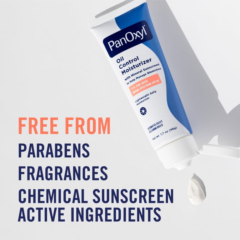 PANOXYL OIL CONTROL MOISTURIZER WITH MINERAL SUNSCREEN (17% ZINC OXIDE BROAD SPECTRUM SPF 30)