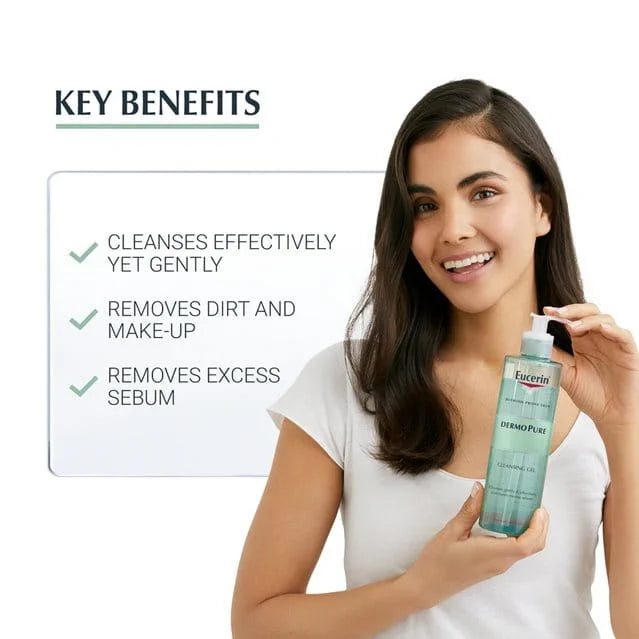 EUCERIN DERMOPURIFYER CLEANSING GEL - 200ML
