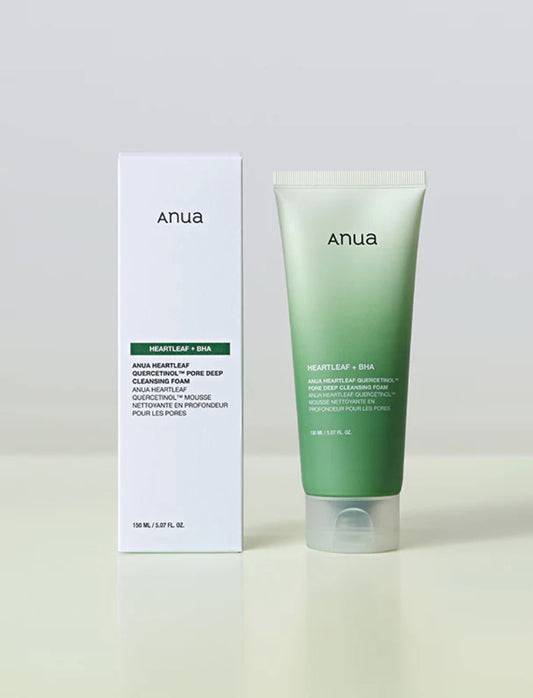 ANUA HEARTLEAF QUERCETINOL PORE DEEP CLEANSING FOAM