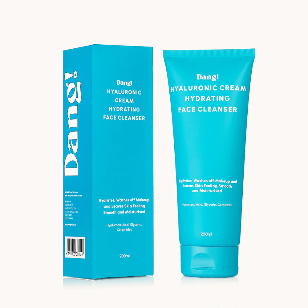DANG! HYALURONIC CREAM HYDRATING FACE CLEANSER FOR SENSITIVE/DRY SKIN - 200ML
