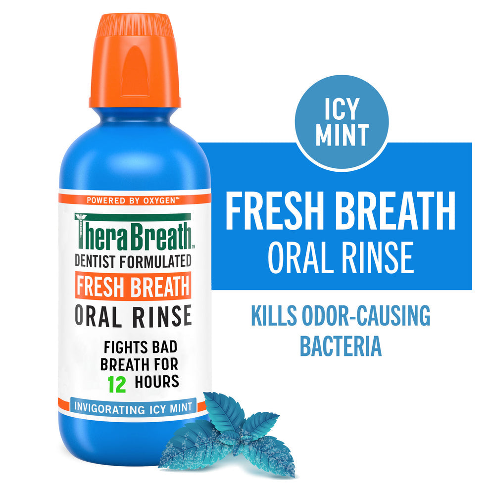 THERABREATH FRESH BREATH ORAL RINSE - INVIGORATING ICY MINT