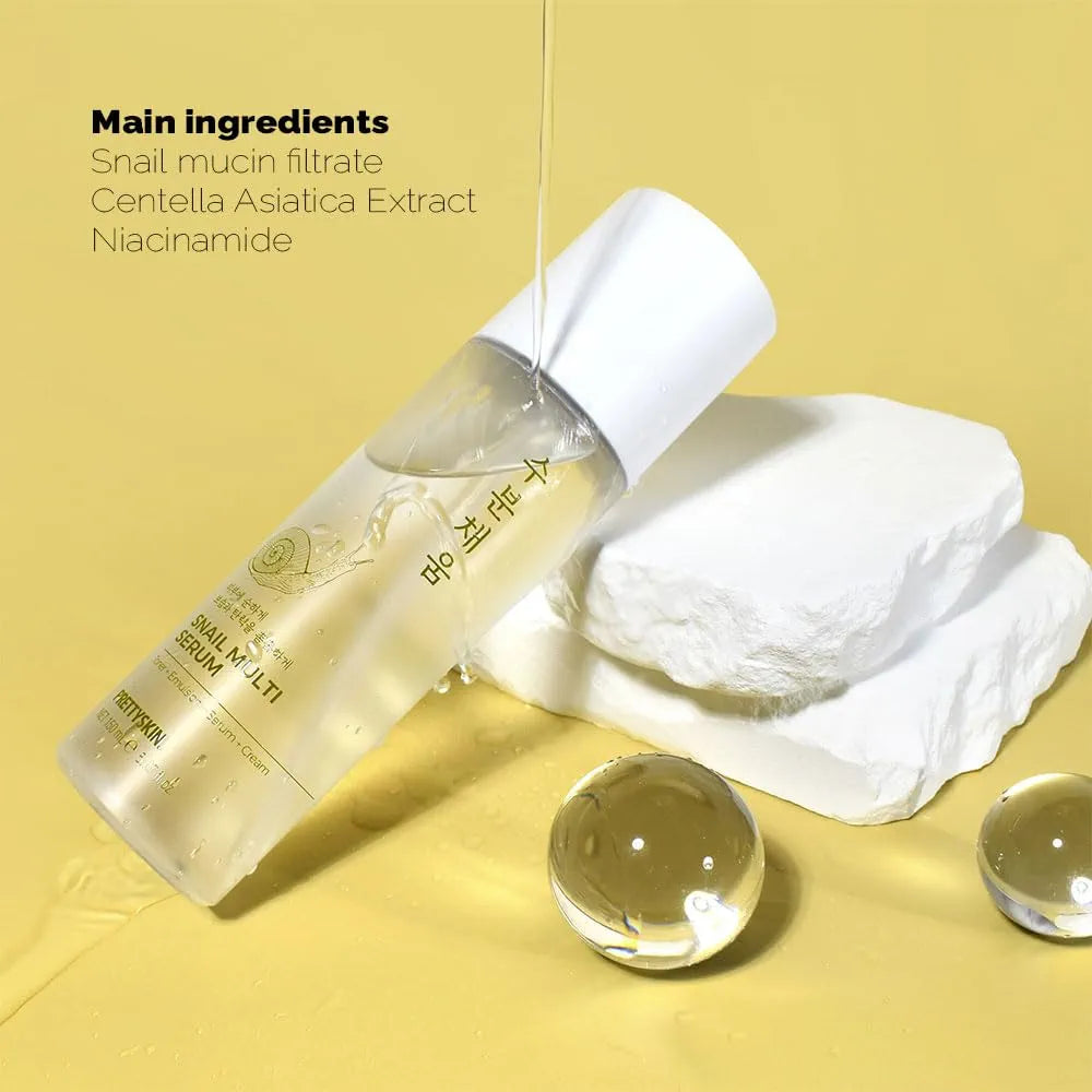 PRETTYSKIN SNAIL MUCIN MULTI SERUM - 150ML