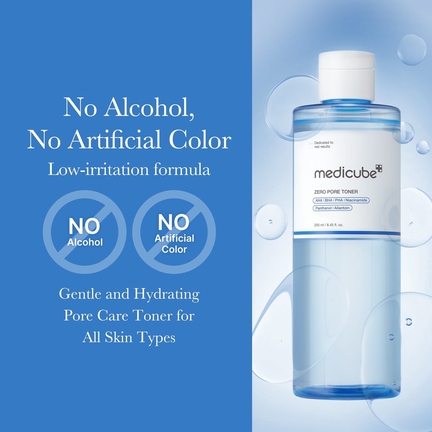 MEDICUBE ZERO PORE TONER - 250ML