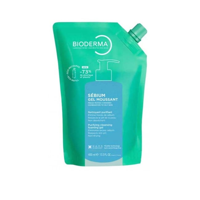 BIODERMA SEBIUM GEL MOUSSANT (purifying cleansing foaming gel cleanser)