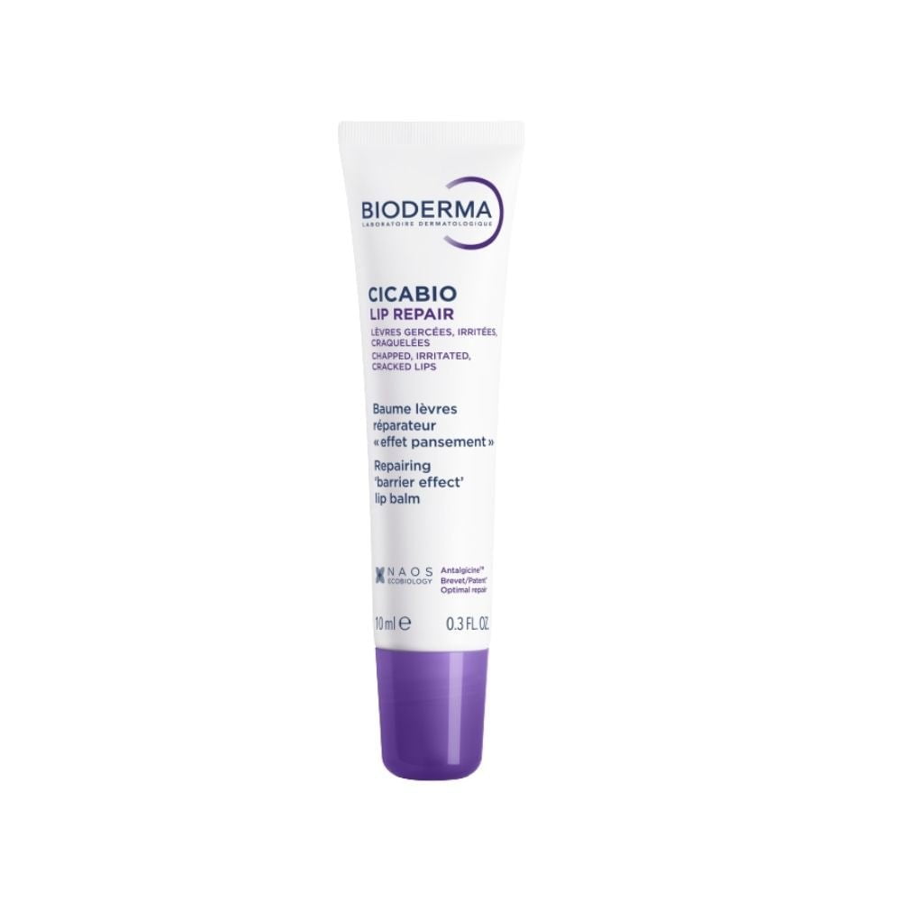 BIODERMA CICABIO LIP REPAIR REPAIRING 'BARRIER EFFECT' LIP BALM (CHAPPED, IRRITATED, CRACKED LIPS) - 10ML