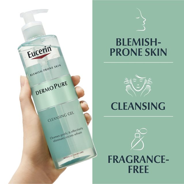 EUCERIN DERMOPURIFYER CLEANSING GEL - 200ML