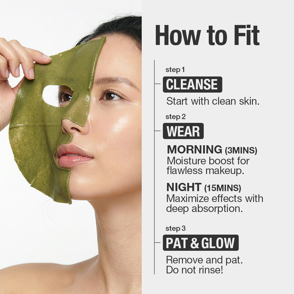 NINE LESS MY FIT SHEET MASK - 1PC / 25ML